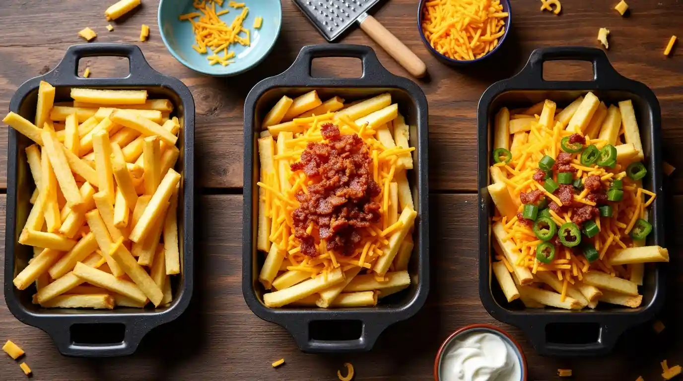 Loaded Fries Recipe step by step