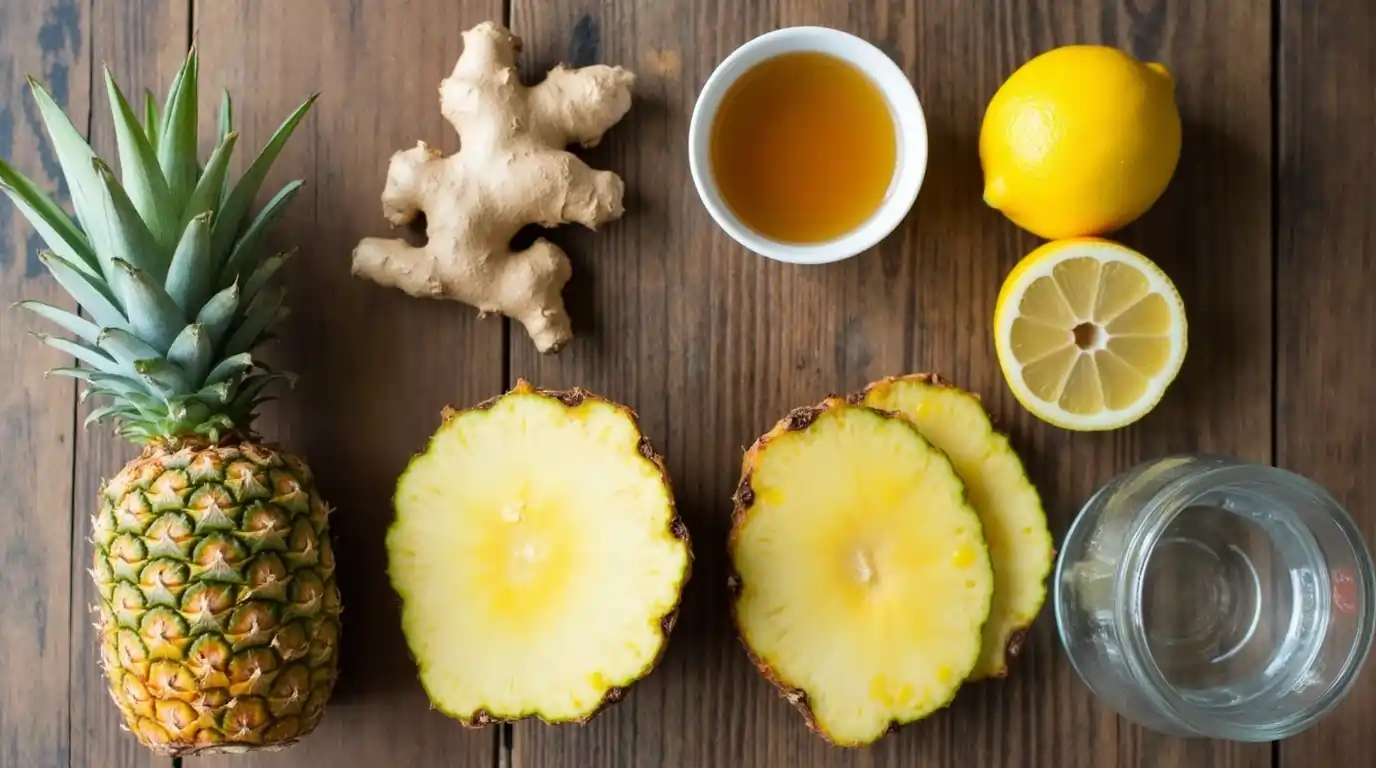 Pineapple Ginger Juice ingredients