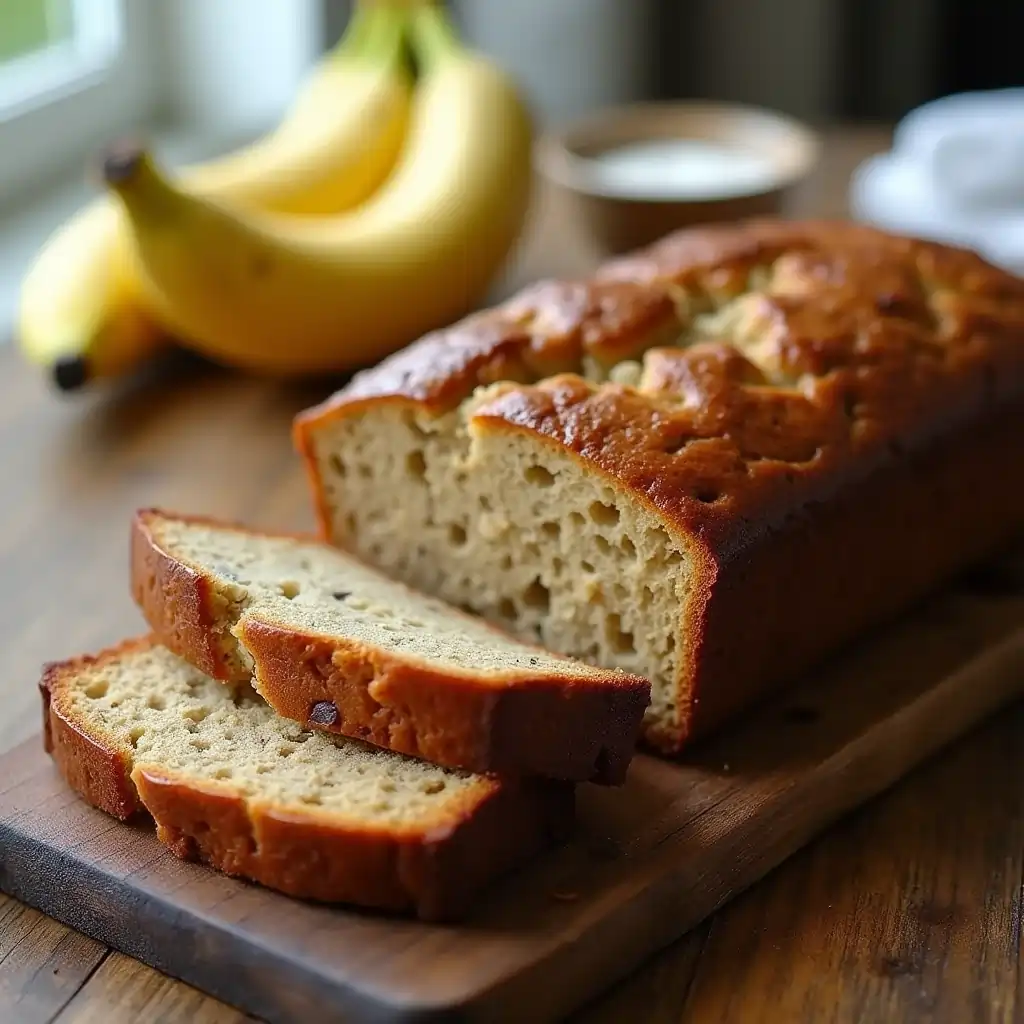 3 ingredient banana bread