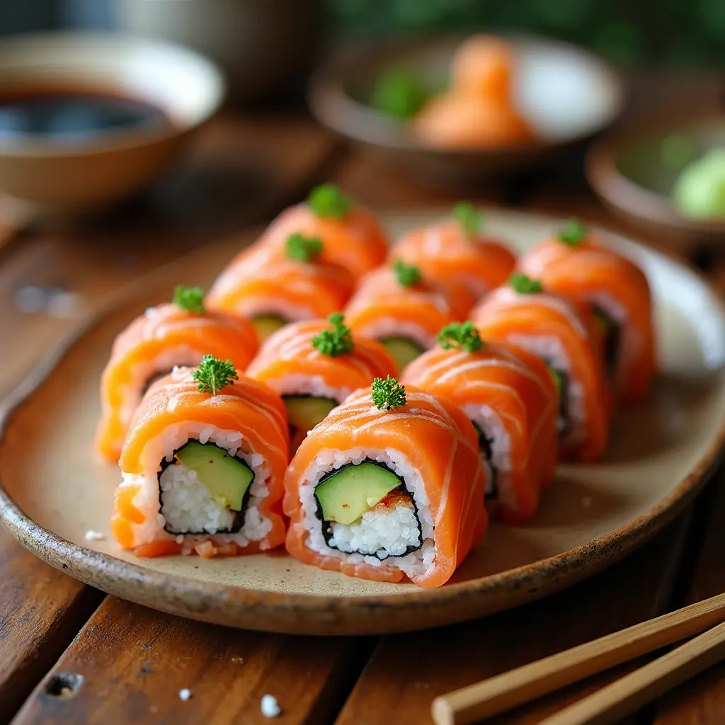 salmon skin roll