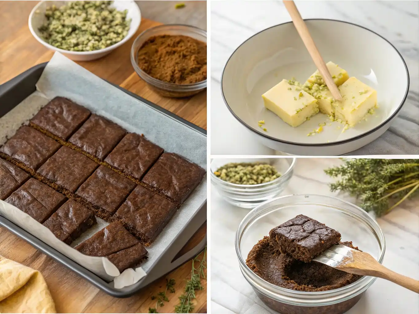 Step-by-step how to make pot brownies from decarboxylating cannabis to baking and slicing brownies