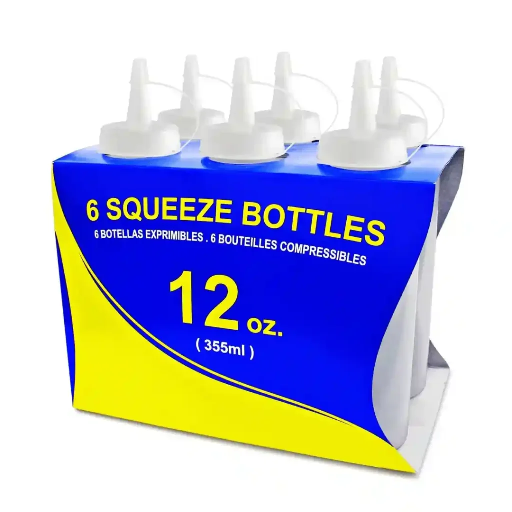 Heat-resistant oil squeeze bottles for Blackstone griddle cooking and seasoning