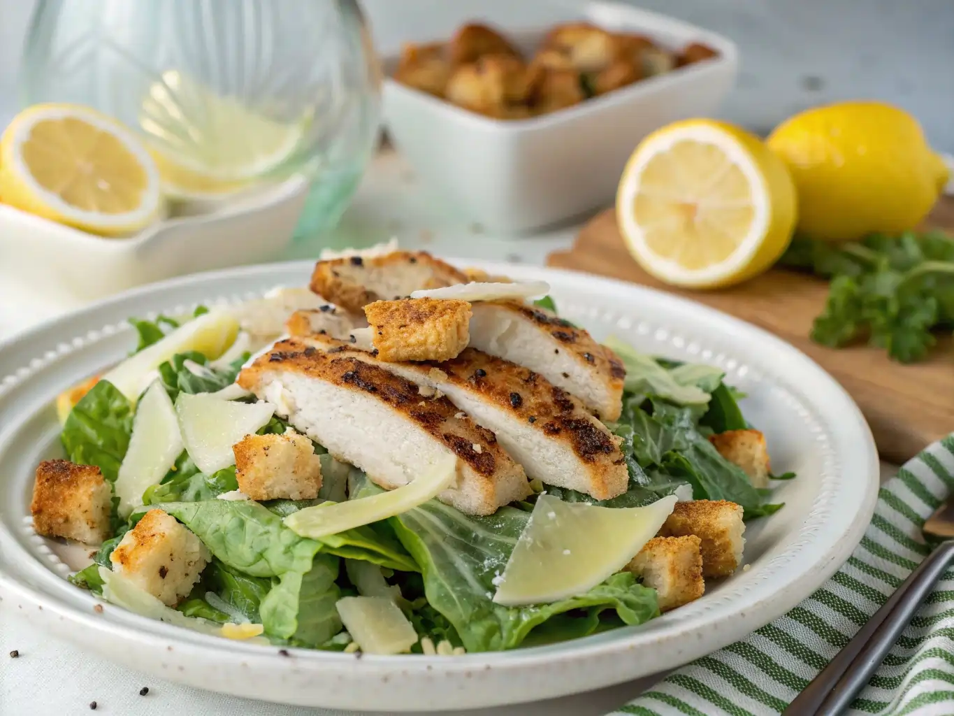 Chicken cesar salad recipe variation