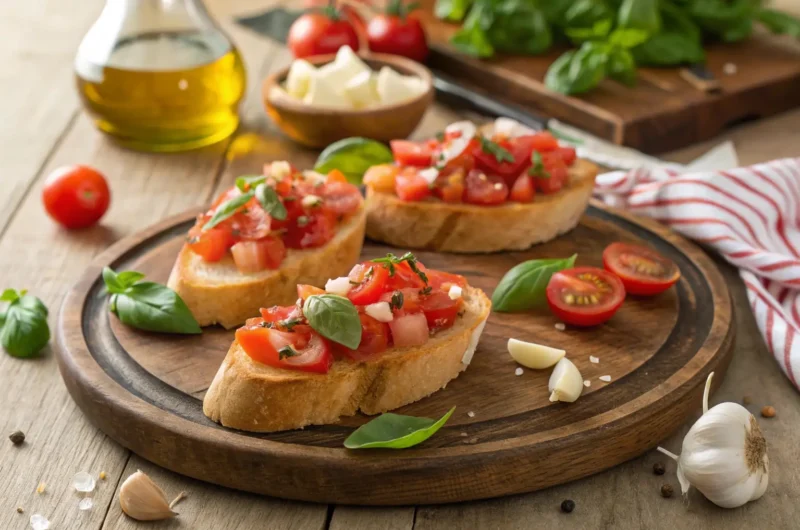Classic Tomato Basil Bruchetta