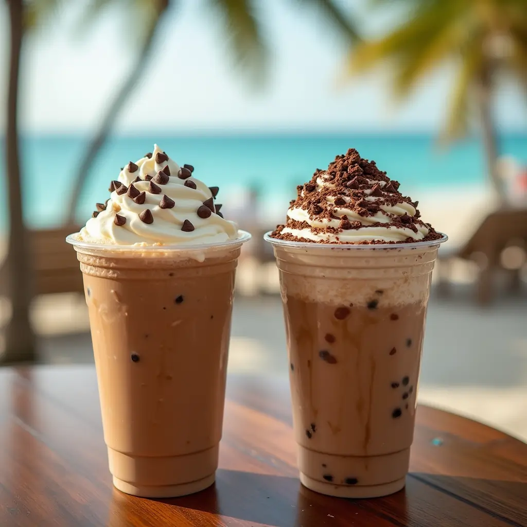 custom-java-chip-frappuccino Java chip frappuccino customizations: vegan and chocolate-heavy