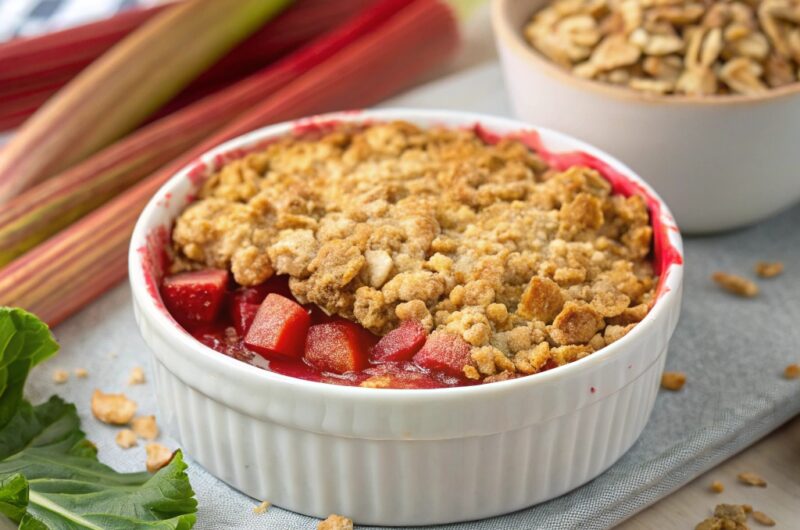 Classic Rhubarb Crumble