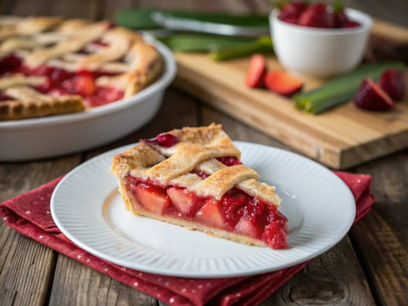 rhubarb-pie-recipe homemade rhubarb pie recipe with flaky crust